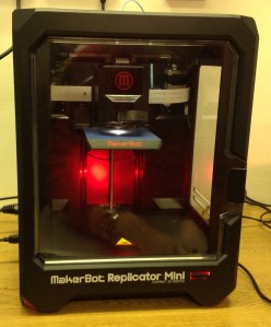 One of our Makerbot Minis.